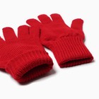 Перчатки женские, цвет красный, размер 18 - Фото 3