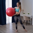 Фитбол ONLYTOP, d=65 см, 900 г, антивзрыв, цвет красный - Фото 5