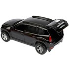 Машина металлическая Renault Duster, 12 см, открывающиеся двери, инерционная, цвет чёрный - фото 3840907