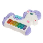 Музыкальная игрушка-пианино «Моя пони», звуковые и световые эффекты, цвет МИКС - фото 3840943