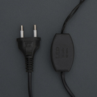 Гирлянда "Нить" улично-комнатная с насадками "Ель большая", 5 м, LED(IP44)-40-220V, мигает, нить тёмная, свечение мульти - Фото 5