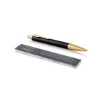 Ручка шариковая Parker IM Premium K323 Black GT M, корпус из нержавеющей стали, синие чернила (1931667) 4579362 - фото 13968328