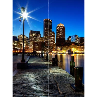 Фотообои флизелиновые Flizetto Matrix «Бостонская гавань» 200х270 см