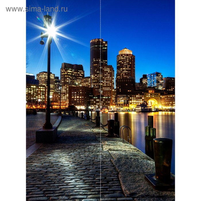 Фотообои флизелиновые Flizetto Matrix «Бостонская гавань» 200х270 см - Фото 1