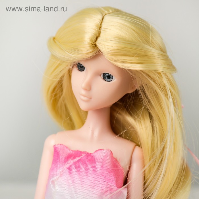 Волосы для кукол «Волнистые с хвостиком» размер маленький, цвет 613 - Фото 1