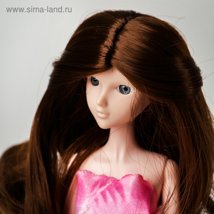 Волосы для кукол «Волнистые с хвостиком» размер маленький, цвет 9 - Фото 1