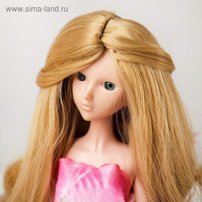 Волосы для кукол «Волнистые с хвостиком» размер маленький, цвет 15 - Фото 1