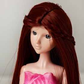 Волосы для кукол «Прямые с косичками», размер маленький, цвет 350