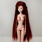 Волосы для кукол «Прямые с косичками» размер маленький, цвет 350 - фото 3841125