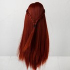 Волосы для кукол «Прямые с косичками» размер маленький, цвет 350 - фото 8487890