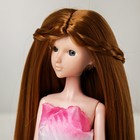 Волосы для кукол «Прямые с косичками» размер маленький, цвет 28 - фото 8867933