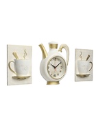 Часы настенные интерьерные для кухни "Сангино", бесшумные, 26.5 х 24 см, d-13 см, белые, АА - Фото 6