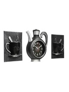 Часы настенные интерьерные для кухни "Сангино", бесшумные, 26.5 х 24 см, черное серебро, АА - Фото 6