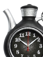 Часы настенные интерьерные для кухни "Сангино", бесшумные, 26.5 х 24 см, черное серебро, АА - Фото 7