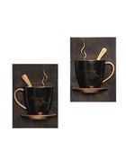 Часы настенные интерьерные для кухни "Сангино", бесшумные, 26.5 х 24 см, черная медь, АА - Фото 8