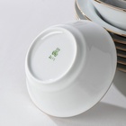 УЦЕНКА Сервиз столовый «Классик», 34 предмета, 4 вида тарелок, (отсутствует селёдочница), белый - Фото 4