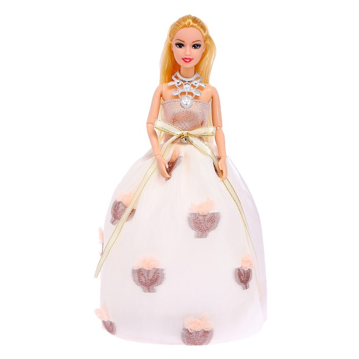 Кукла-модель шарнирная «Мира» в платье - фото 1886415458