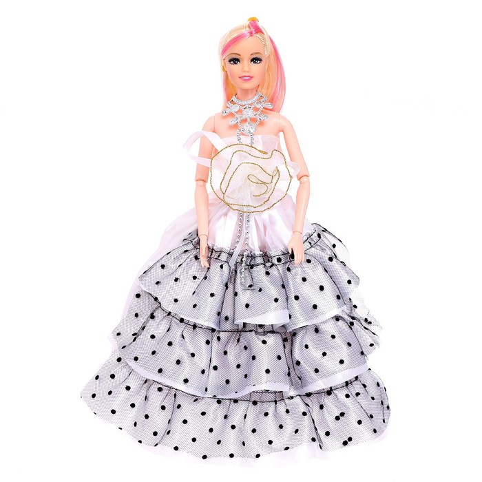 Кукла-модель шарнирная «Мира» в платье - фото 1886415459