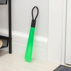 Ложка для обуви Доляна, с петелькой, 30×4 см, 17.4 см, зелёная - Фото 2