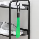 Ложка для обуви Доляна, с петелькой, 30×4 см, 17.4 см, зелёная - Фото 4