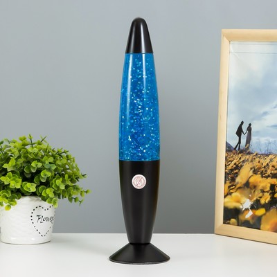 Светильник ночник «Лава» Е14 25 Вт от сети 220 В черный 9×9×35 см