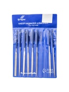 УЦЕНКА Набор надфилей алмазных ТУНДРА 140×3 (70) мм, 8 шт. - Фото 4