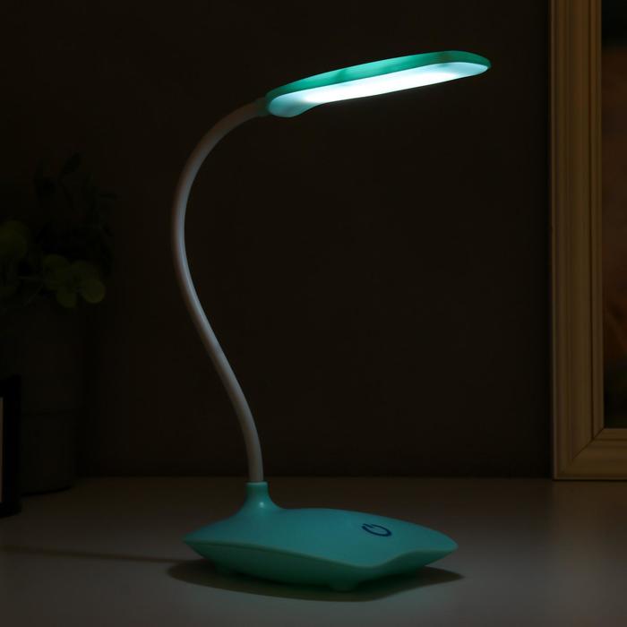 Лампа настольная "Симпл" LED 5Вт USB МИКС 16х16х38 см RISALUX - фото 1886415566