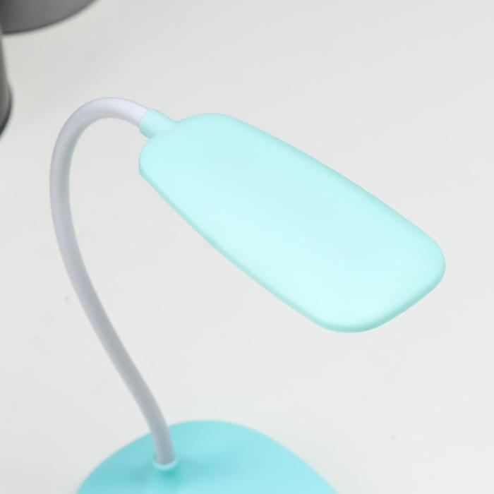 Лампа настольная "Симпл" LED 5Вт USB МИКС 16х16х38 см RISALUX - фото 1907031331