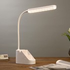 Лампа настольная с подставкой под мелочи LED 3 режима 10Вт 3000-6000К белый 32х8х41 см. - Фото 3
