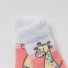 Носки детские махровые «Жираф», цвет светло-персиковый, размер 7-8 - Фото 2