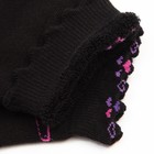 Носки женские махровые «Сердечки», цвет чёрный, размер 23-25 - Фото 4