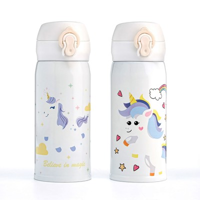 Термос, серия: Детский, "Единорожки" 300 мл, сохраняет тепло 10 ч, 6.5х17 см, микс