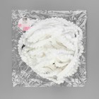 Тесьма декоративная с помпонами, 12±2 мм, 9.1±0.5 м, белая - Фото 2