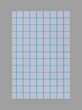 Канва для вышивания, в клетку, №11, 30?20 см, белая (комплект 4 шт)