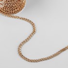 Цепочка для сумки, плоская, железная, 4.6×6.6 мм, 10±0.5 м, цвет золотой - Фото 3