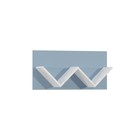 Полка Тетрис 307, 746х236х372, Дуб белый крафт/Капри синий - Фото 1