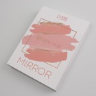 Зеркало настольное «Овал», двустороннее, с увеличением, зеркальная поверхность 11,5 × 15,7 см, цвет чёрный/серебристый - Фото 3
