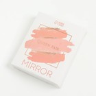 Зеркало настольное, двустороннее, с увеличением, зеркальная поверхность 11,5 × 15,7 см, цвет чёрный/медный - Фото 3