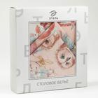 Кухонный набор новогодний «Этель» Pink magic: скатерть 150×220 см ±3 см с ГМВО, салфетка 40×40 см-12 шт., 100% хлопок - Фото 9