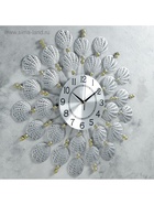 Часы настенные интерьерные «Ракушки», серия: Ажур, дискретный ход, d=59 см, циферблат d=22 см, от батарейки 1хАА - фото 60780829