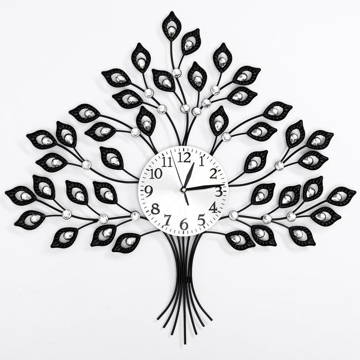 Часы настенные, серия: Ажур, "Древо жизни", плавный ход, d-16 см, 58 x 60 см - Фото 1