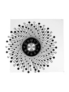 Часы настенные интерьерные «Аласса», серия: Ажур, бесшумные, плавный ход, d=68 см, циферблат d=22 см, от батарейки 1×АА - Фото 9