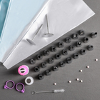 Набор кондитерский, 34 предмета: 26 насадок d=1,7, h=3 см, 2 адаптера, 2 гвоздя 3×6,5, 2 зажима - Фото 2