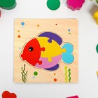 Игрушка развивающая пазл «Рыбка» 0,3×15×15 см - Фото 2