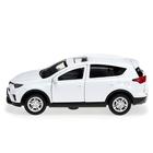 Машина металлическая TOYOTA RAV4, 12 см, открывающиеся двери, инерционная, цвет белый - фото 20972589