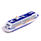 Круизный лайнер металлический, 20 см, световые и звуковые эффекты, инерционная - Фото 3