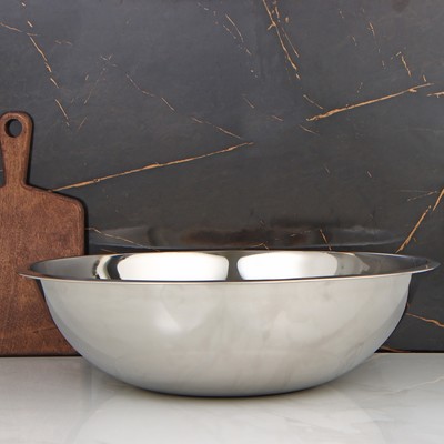 Таз Катунь, 17 л, d=50 см, h=14 см, нержавеющая сталь