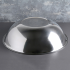 Таз Катунь, 12 л, d=44 см, h=12.5 см, нержавеющая сталь - Фото 2