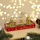 Набор свечи новогодние"Ёлка золотая", 3 шт, 4×6 см, - Фото 3