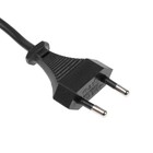 Шнур сетевой с вилкой, 1.5 м, ШВВП 2×0.5 мм², чёрный - Фото 3
